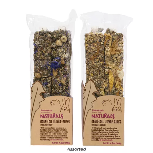 Rosewood Naturals Grain-free Flower Sticks (assorted) - Case Pack Product image